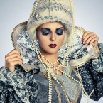 Mados fotografija "Ledo karalienė"